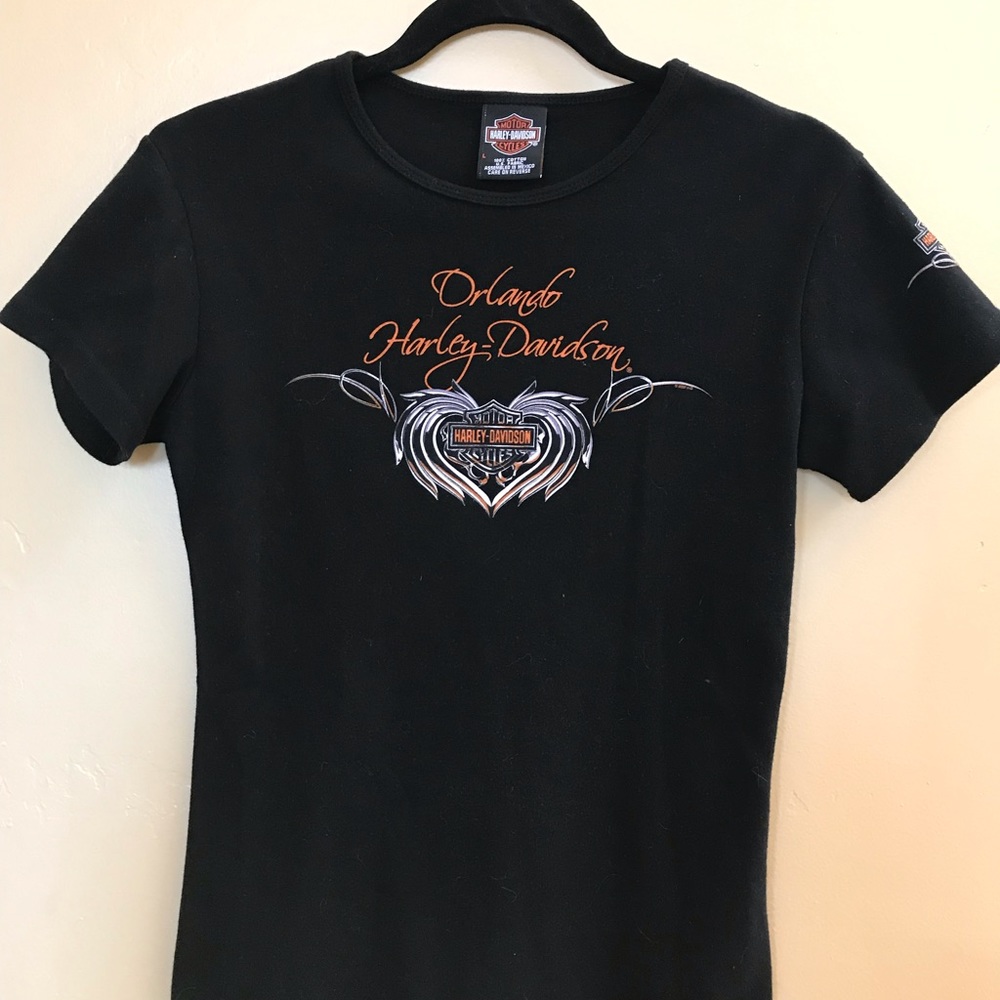 Harley-Davidson Black Short Sleeve Tee Large